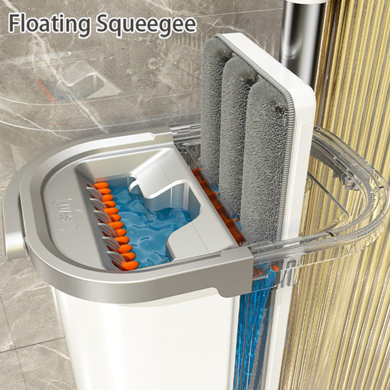 Tidytech small flat mop and bucket set with wringer for home
