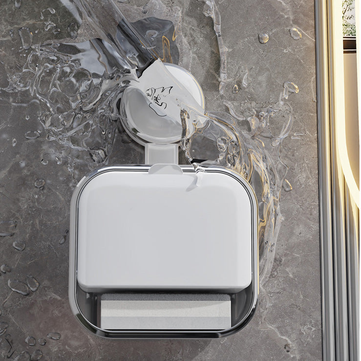 wall mounted soap dish holder flip top soap boxes