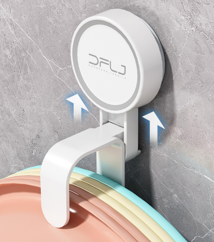 single layer wall mounted washbasin holder wash basin hook