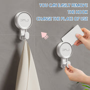 3pack bathroom window hooks with suction cups