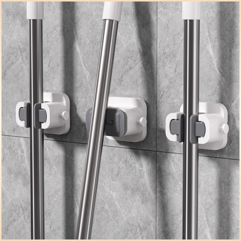 wall mounted mop and broom hooks holder