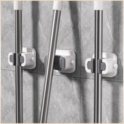 wall mounted mop and broom hooks holder
