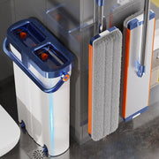Tidytech flat mop and bucket with wringer set