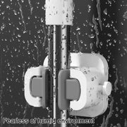 wall mounted mop and broom hooks holder