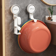 double layer washbasin wall holder wash basin hook