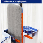 Tidytech microfiber flat mop and bucket with wringer set