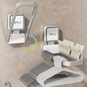 wall mounted foldable towel cloth hanger storage rack