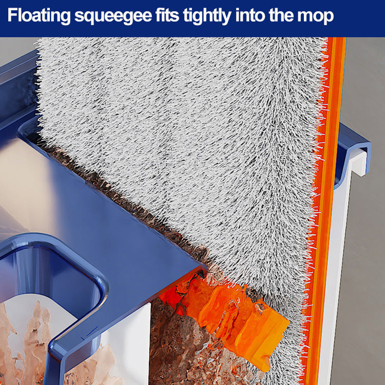 Tidytech microfiber flat mop and bucket with wringer set