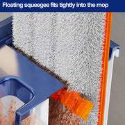 Tidytech microfiber flat mop and bucket with wringer set