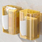 vacuum suction wall mounted clear facial tissue box covers
