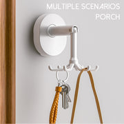 360 rotating foldable folding wall hooks