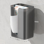 vacuum suction wall mounted clear facial tissue box covers