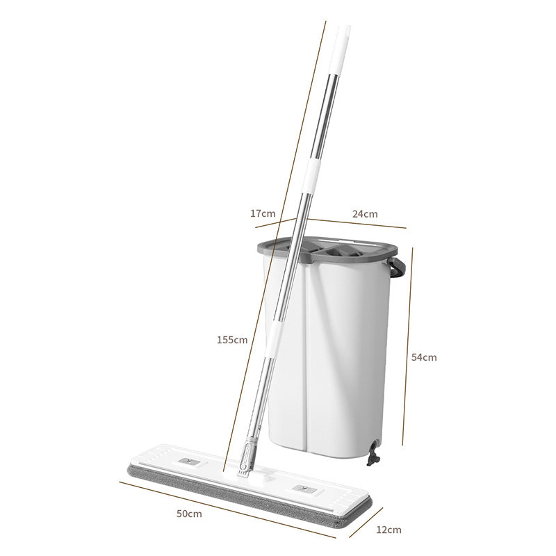 Tidytech small flat mop and bucket set with wringer for home