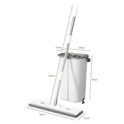 Tidytech small flat mop and bucket set with wringer for home