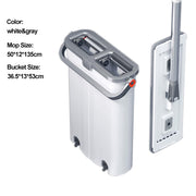 Tidytech flat mop and bucket with wringer set