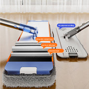 Tidytech microfiber flat mop and bucket with wringer set