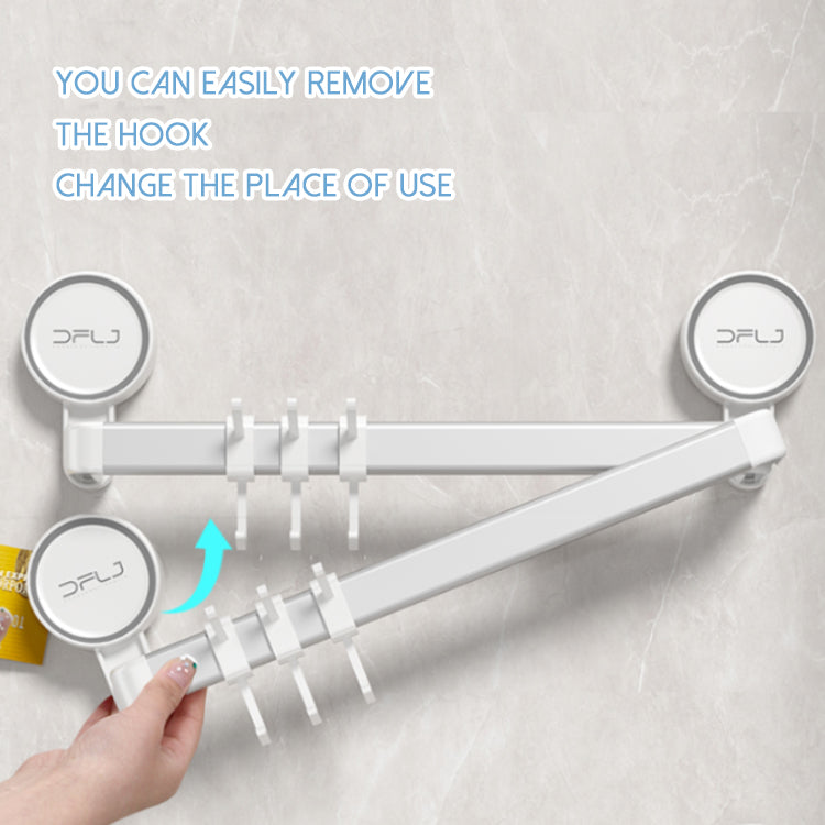 suction cups towel bar with 12 hooks