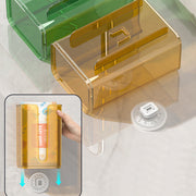 vacuum suction wall mounted clear facial tissue box covers
