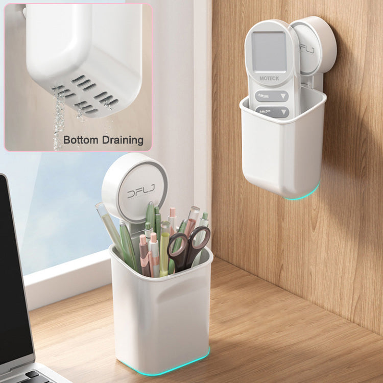white toothbrush holder wall mount storage boxes bin