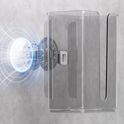vacuum suction wall mounted clear facial tissue box covers