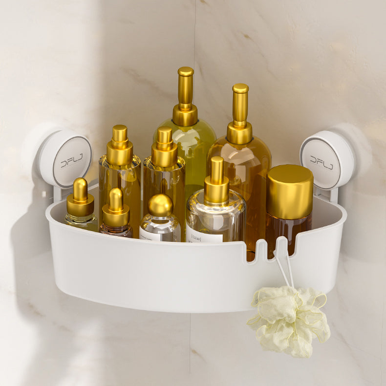 suction cup triangle bathroom shower corner shelf