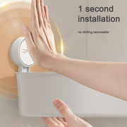 suction cup triangle bathroom shower corner shelf