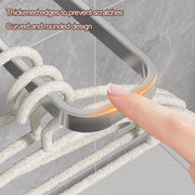 wall mounted foldable towel cloth hanger storage rack