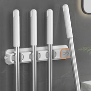 heavy duty wall mount holder for mop and brooms